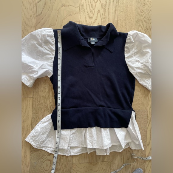 Maeve Anthropologie Layered Jumper Blouse - Picture 7 of 8